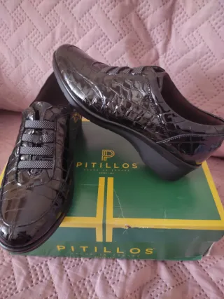 Zapatos Pitillos Negro Talla 38