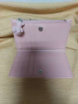 Cartera monedero rosa