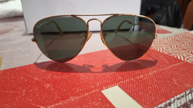 Occhiali da sole Ray-Ban Ray Ban Aviator Oro Lenti