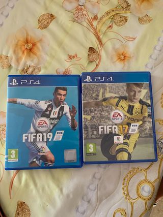 PS4 FIFA 17 y FIFA 19