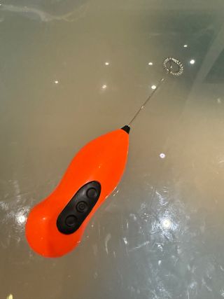 Batidora de mano naranja