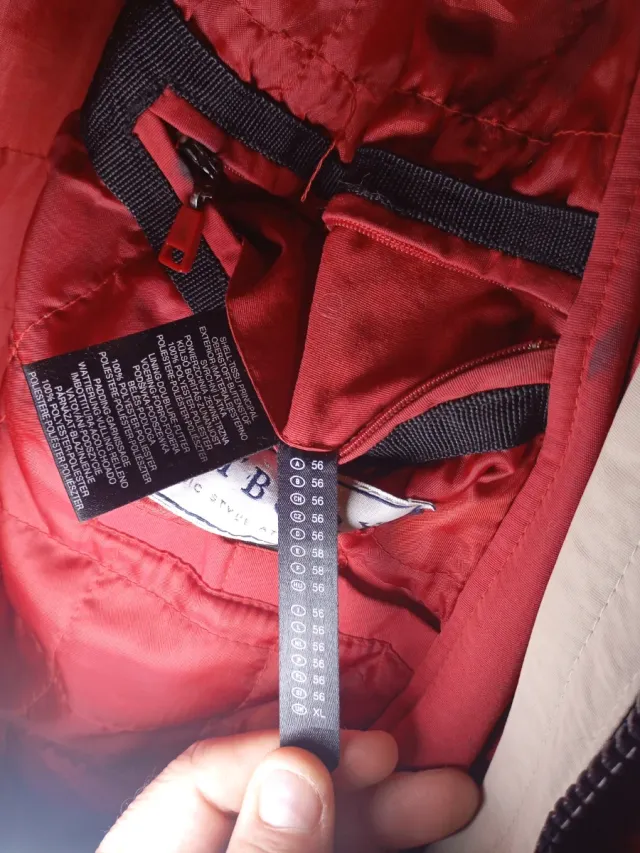 Abrigo Westbury Hombre Talla 58 Azul/Rojo