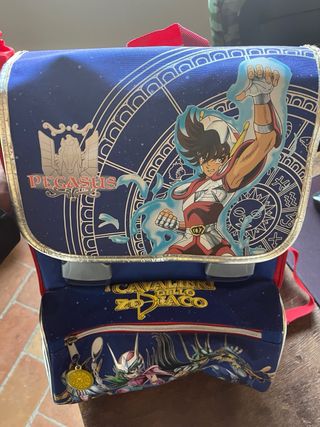 Cavalieri dello Zodiaco zaino anni '90