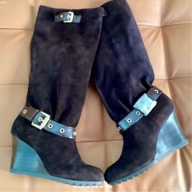 Botas Michael Kors Ante Marrón Nuevas - Boots /36