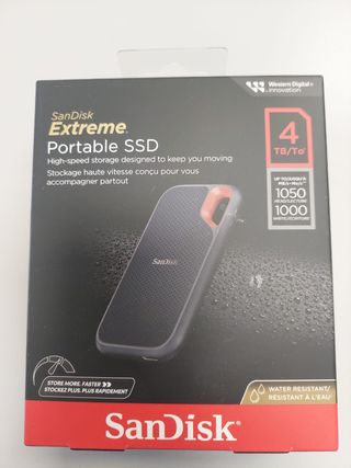 Disco Duro externo SanDisk 4TB Extreme SSD