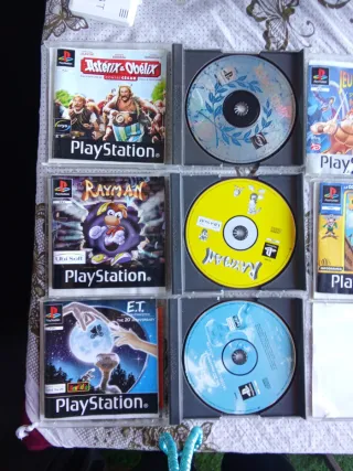 Lote Juegos PS1: Astérix, Tekken 2, Rayman, E.T.