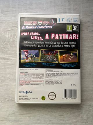 Monster High El Patinaje Laberíntico Wii