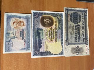 Billetes Pesetas España (Reproducción)