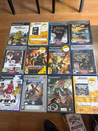 Lote juegos PS2