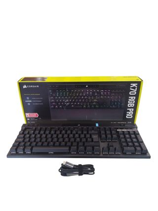 TECLADO MECANICO CORSAIR K70RGB MK2 + CAJA