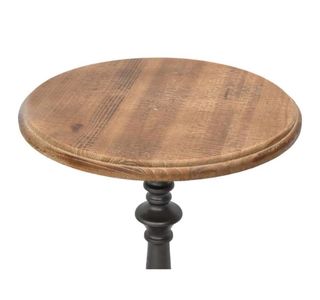 Mesa auxiliar AJJHUUKI madera y metal