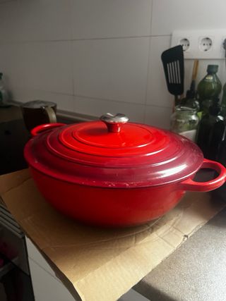 Olla Le Creuset Roja De hierro fundido