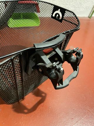 Cesta Delantera Bicicleta Negra