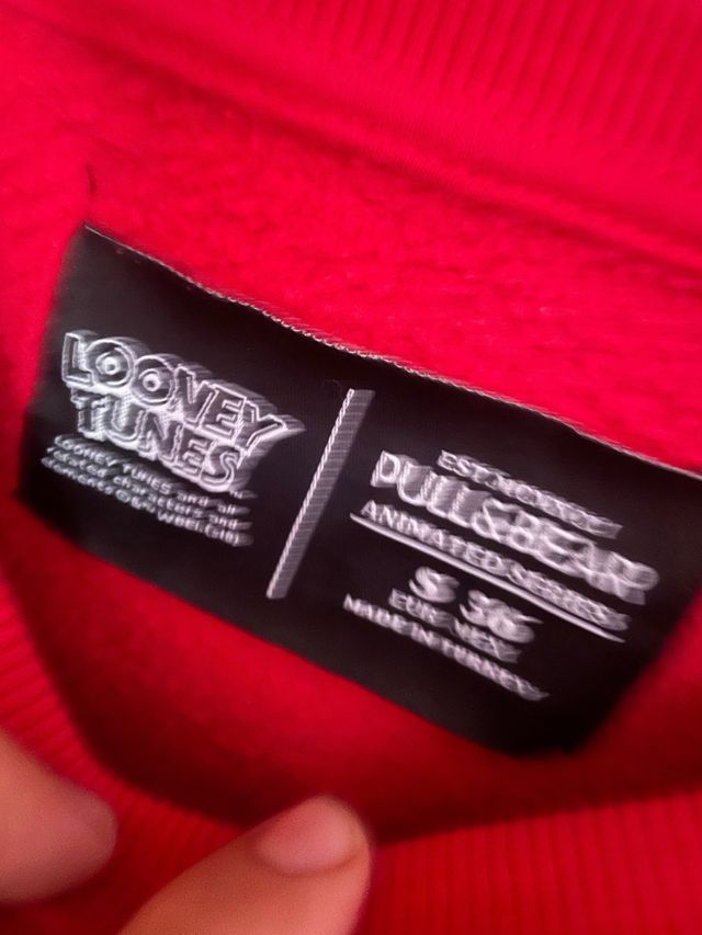 Sudadera Looney Tunes Navidad Talla S Hombre