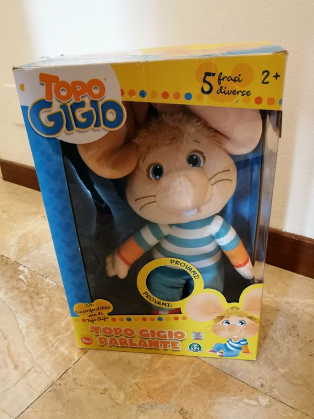 Topo Gigio Parlante 5 frasi diverse 2+