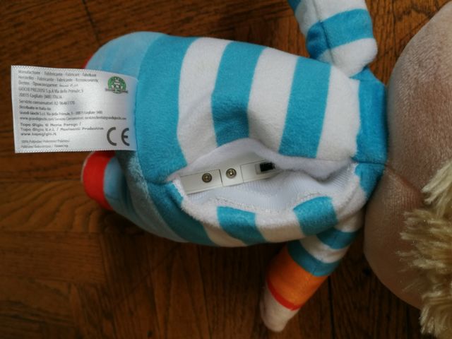 Topo Gigio Parlante 5 frasi diverse 2+