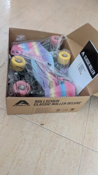 Patines 4 ruedas Apollo ajustables niña 31-34
