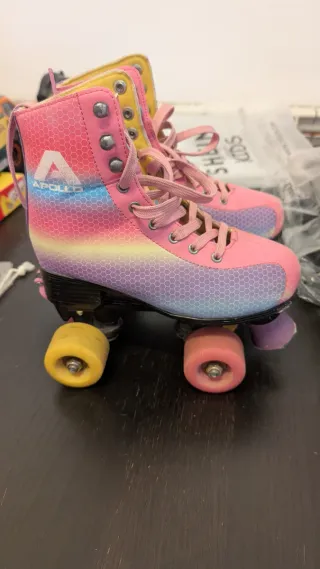 Patines 4 ruedas Apollo ajustables niña 31-34
