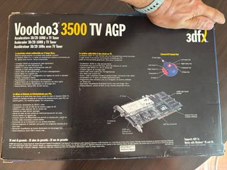 Tarjeta Gráfica 3dfx Voodoo3 3500 TV AGP 16MB