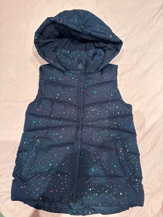 Chaleco acolchado estampado 7/8