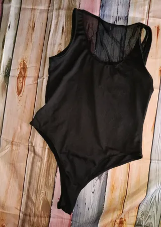 Body negro sin mangas Talla M