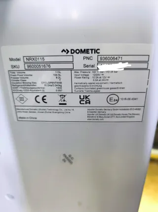 Frigorífico Dometic NRX0115Inox barco/autocaravana