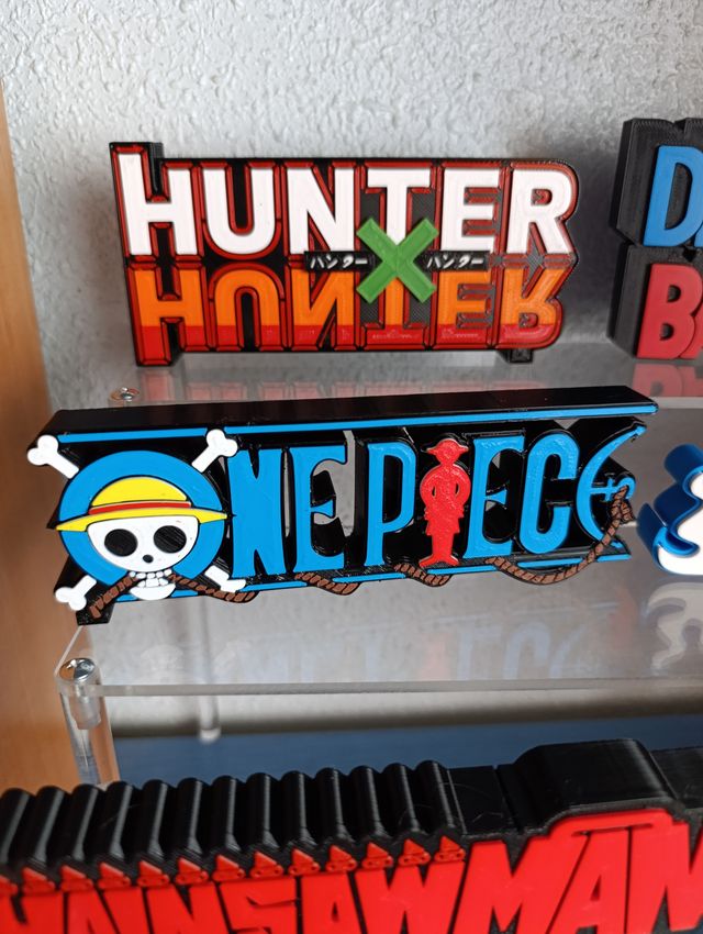 Letreros coleccion anime manga