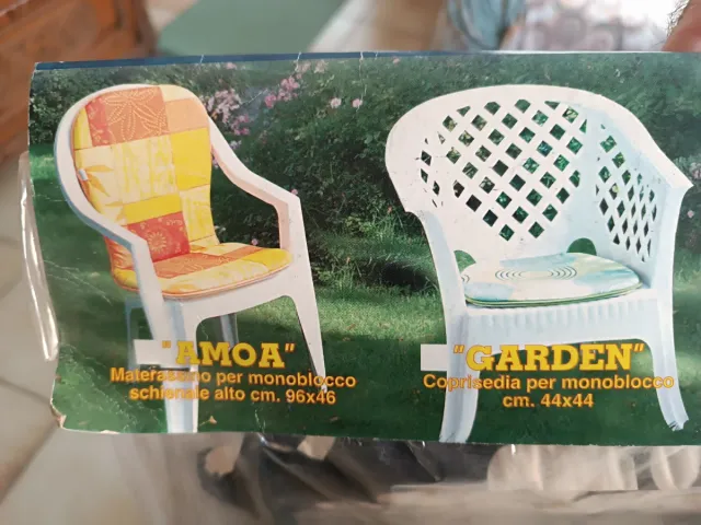 Copri sedia monoblocco giardino floreale