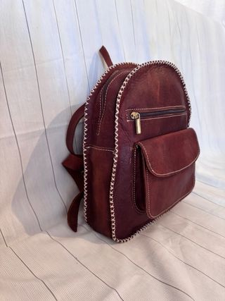 Mochila de cuero unisex