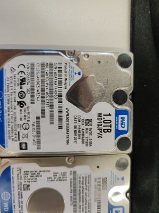 3 Discos Duros 2.5 WD y Seagate