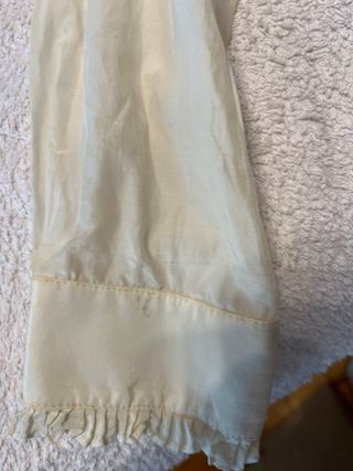 Camisa Zara Beige Volantes manga larga 