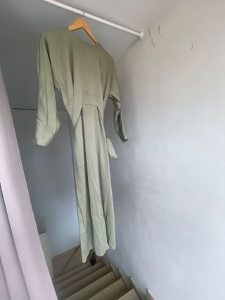 Vestido de fiesta verde