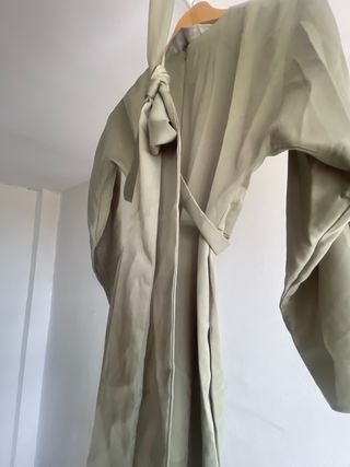 Vestido de fiesta verde
