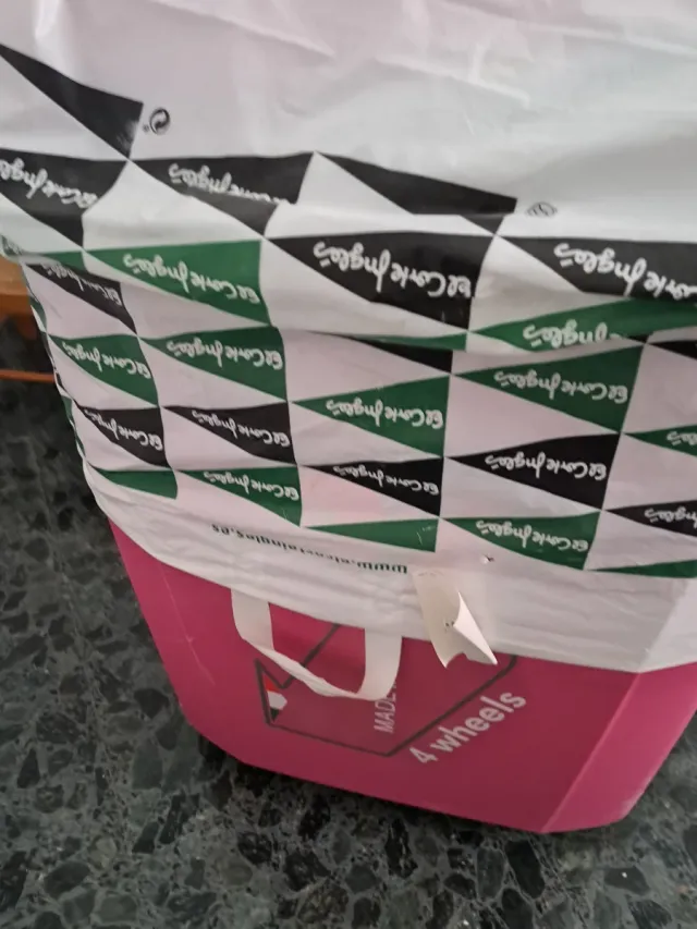 Maleta grande El Corte Inglés rosa