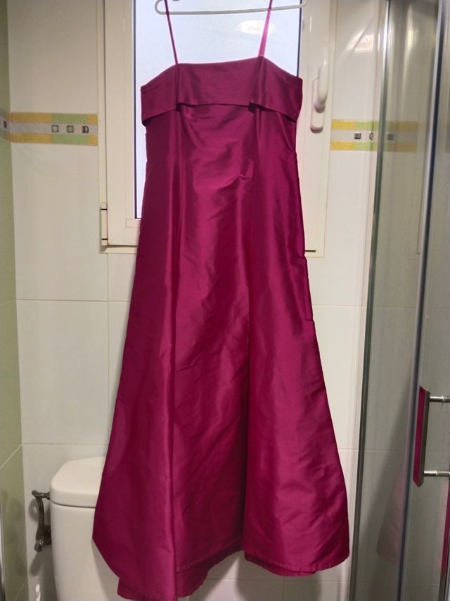 Vestido de ceremonia fucsia