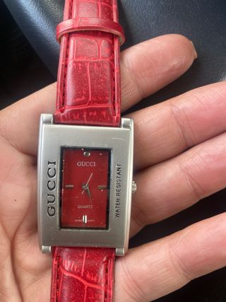 Orologio Gucci Donna Rosso Argento