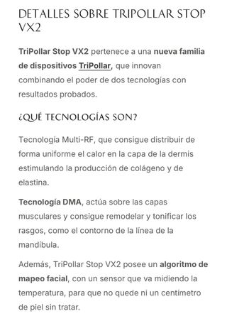 TriPollar Stop VX2 - Negro y Dorado