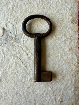 Llave antigua forja artesanal