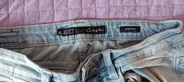 Jeans uomo Clayton blu strappati