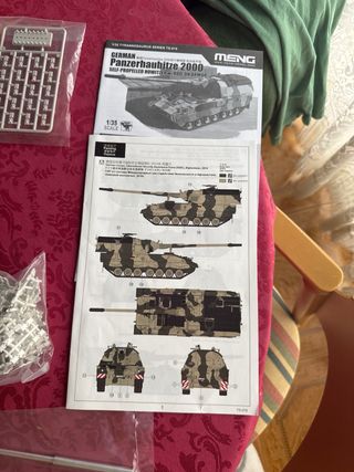 Maqueta cañón autopropulsado Panzerhaubitze 2000