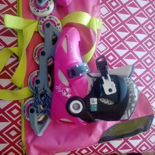 Patines en línea Oxelo T32-34 con bolsa