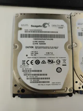 3 Discos Duros 2.5 500GB Seagate/Toshiba