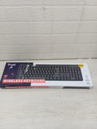 Teclado Inalámbrico Trust ODY II QWERTY Negro