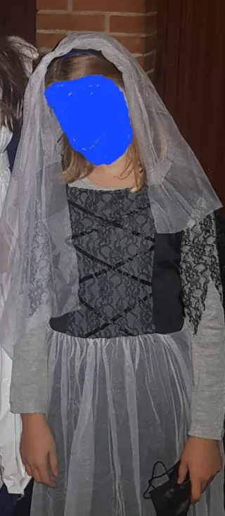Disfraz Niña Novia Espíritu Halloween