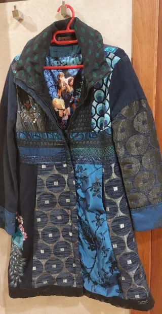Abrigo Desigual Talla XL Multicolor