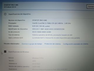 Ordenador portatil Hp i3 con disco SSD+HDD