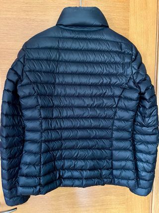 Cazadora Plumas Massimo Dutti Mujer Negra