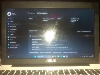 Portátil Asus F553M