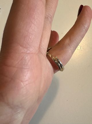 Anello donna oro con pietre rosse