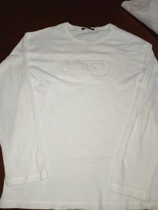 Maglietta Sisley cotone bianca